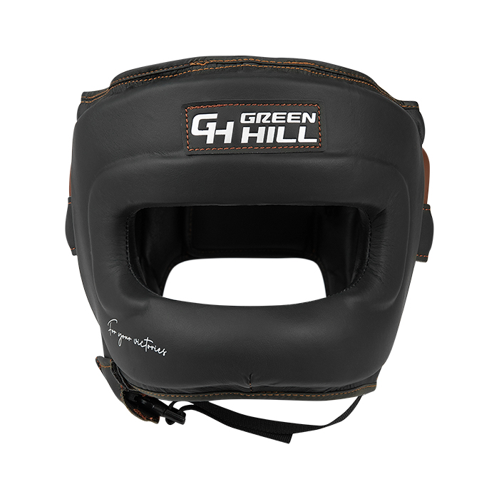 Боксерский шлем Force Bumper KK Чёрно-коричневый Green Hill CNHGKB-980 S