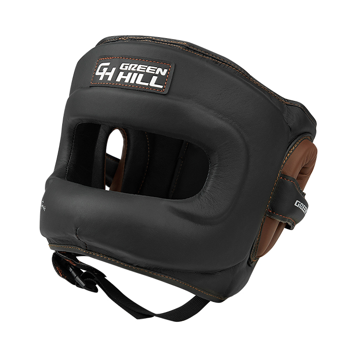Боксерский шлем Force Bumper KK Чёрно-коричневый Green Hill CNHGKB-980 S