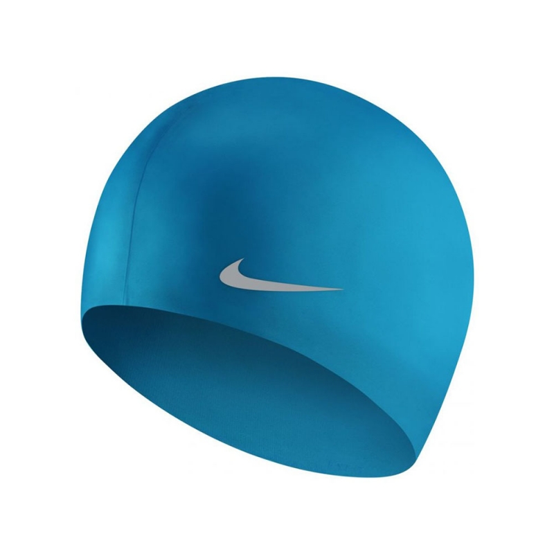 Шапочка для плавания для детей 8-14 лет Nike Solid Silicone Youth TESS0106458, силикон