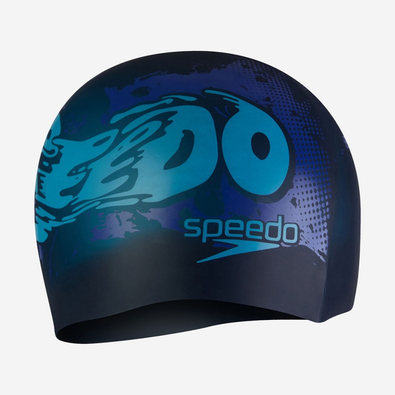 Шапочка для плавания детская SPEEDO Boom Silicone Cap Jr, 8-0838615954, силикон