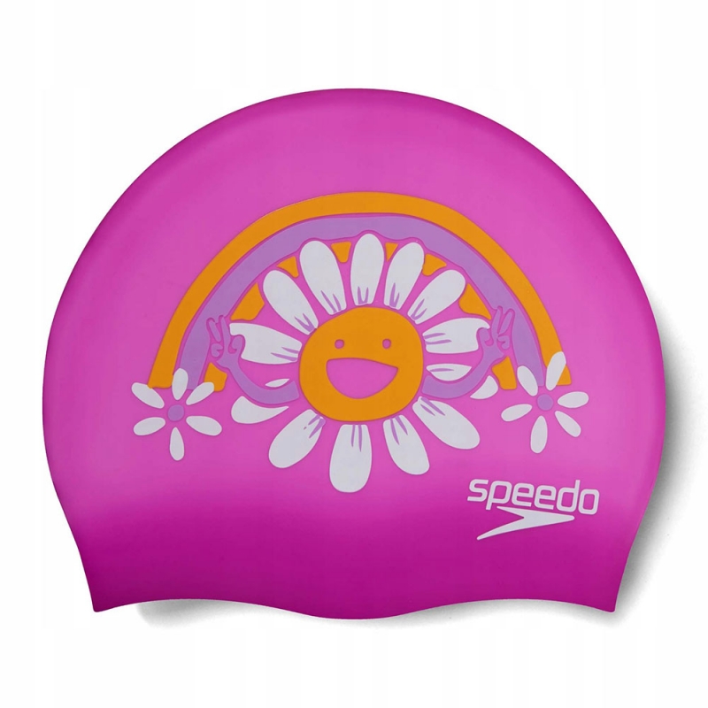 Шапочка для плавания детская SPEEDO Boom Silicone Cap Jr, 8-0838615956, силикон