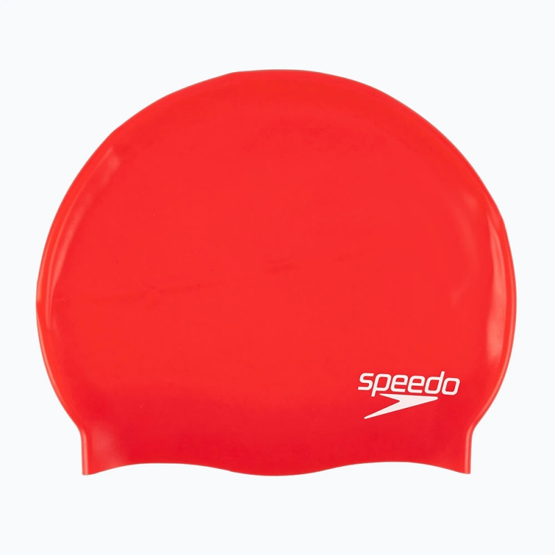 Шапочка для плавания детская SPEEDO Plain Flat Silicone Cap Junior, 4 цвета в ассортименте