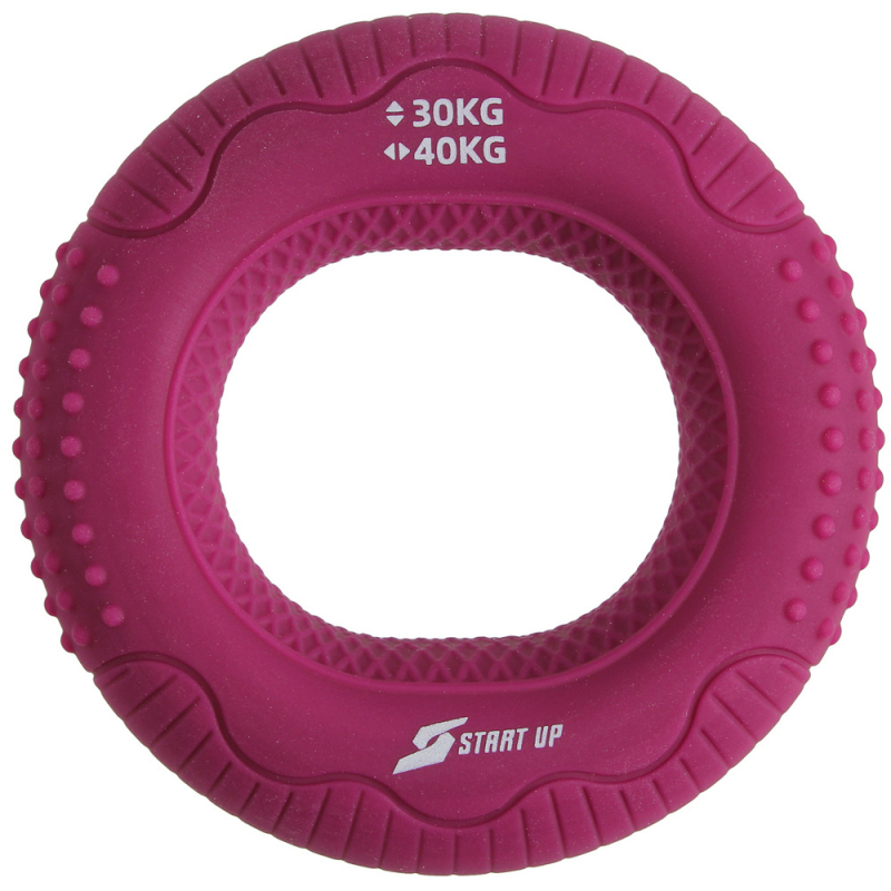 Эспандер кистевой Start Up NT34032 с разной нагрузкой (нагрузка 30-40 кг) бордовый