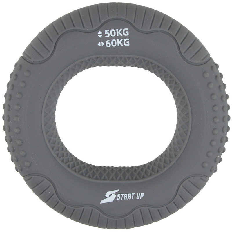 Эспандер кистевой Start Up NT34032 с разной нагрузкой (нагрузка 50-60 кг) серый