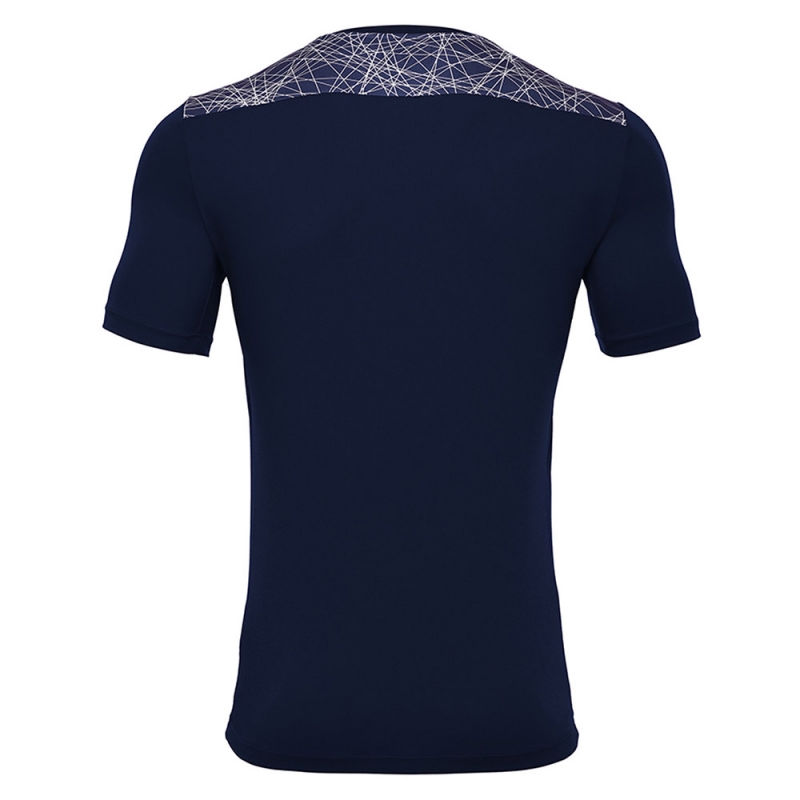 Футболка спортивная унисекс MACRON Nash, 50760701-NV-3XL, размер 3XL, темно-синий