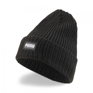 Шапка спортивная зимняя PUMA Ribbed Classic Cuff Beanie