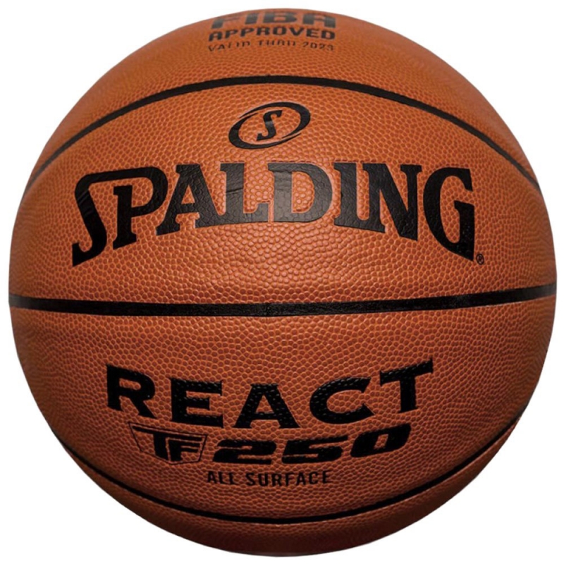 Мяч баскетбольный Spalding TF-250 React 76968z, размер 6, FIBA Approved