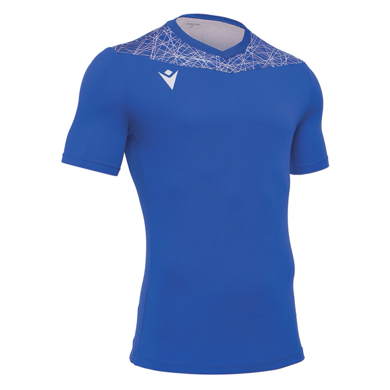 Футболка спортивная унисекс MACRON Nash, 50760301-ROY-2XL, размер 2XL, синий