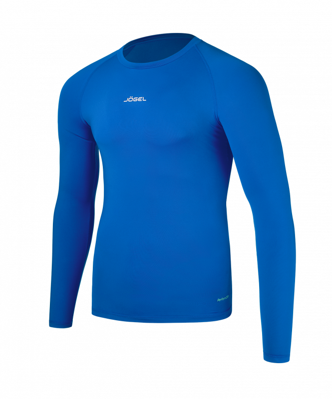 Футболка компрессионная с длинным рукавом CAMP PerFormDRY Baselayer LS Tee, синий, размер YM, Jögel ЦБ-00004984