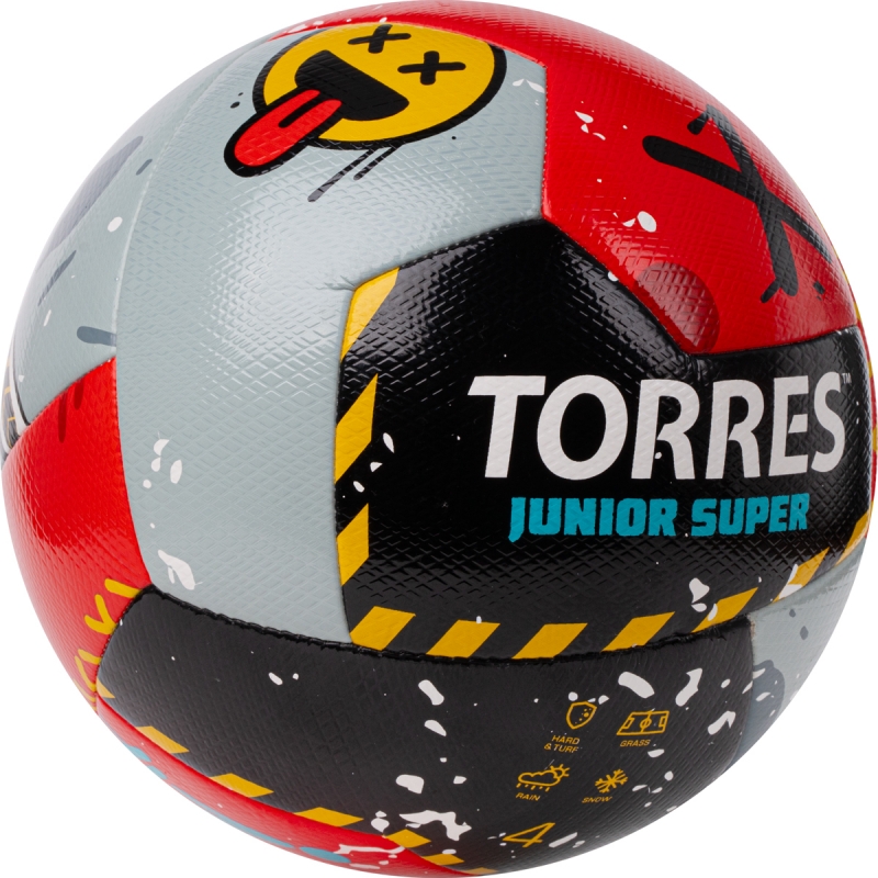 Мяч футбольный TORRES Junior-4 Super F323304, размер 4