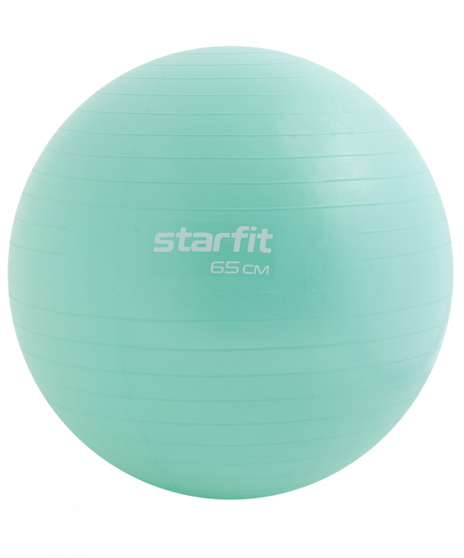 Фитбол GB-108 антивзрыв, 1000 гр, мятный, 65 см, Starfit УТ-00020576
