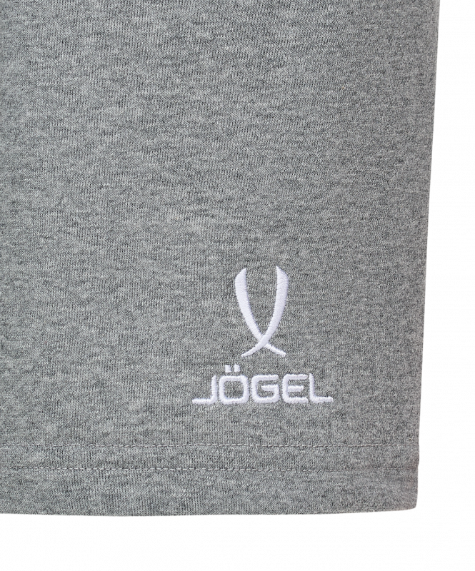 Шорты ESSENTIAL Cotton Shorts, серый меланж, размер L, JÖGEL ЦБ-00004807