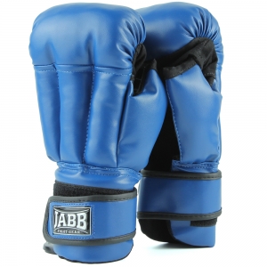 Перчатки для рукопашного боя .(иск.кожа) Jabb JE-3633, синий, XS