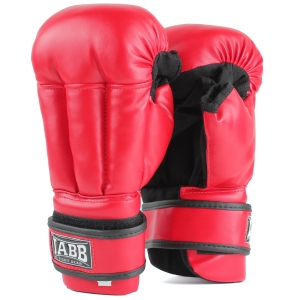 Перчатки для рукопашного боя .(иск.кожа) Jabb JE-3633, красный, XS