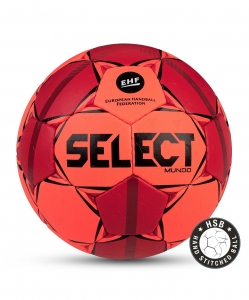 Мяч гандбольный MUNDO №2, оранж/крас/чер, Select