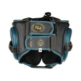 боксерский шлем AZTEC чёрный/синий Green Hill THBHMX-15 XL