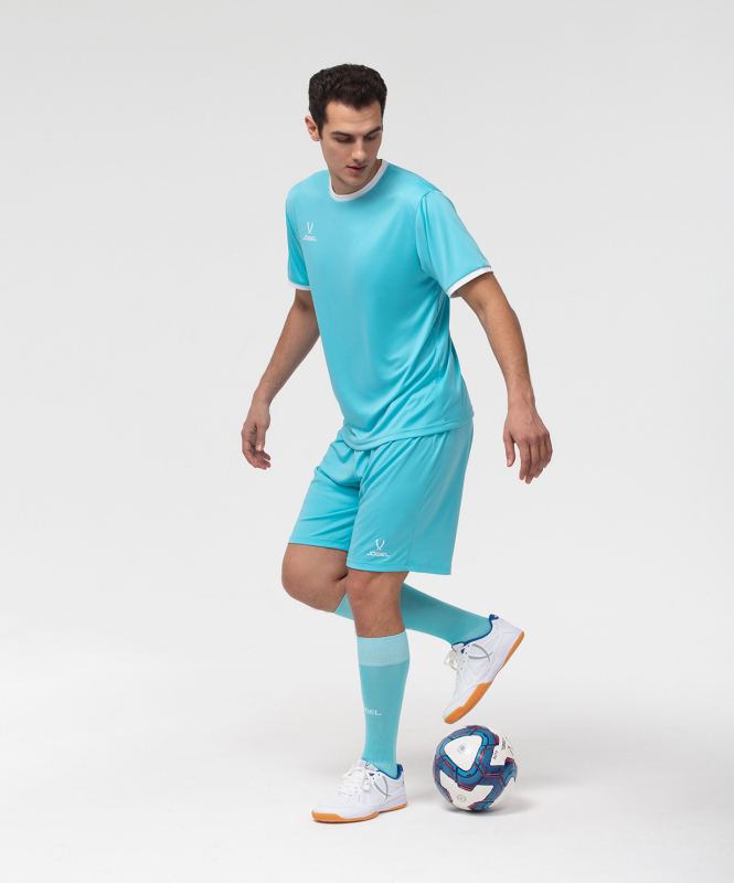 Шорты игровые CAMP Classic Shorts, бирюзовый/белый, Jögel УТ-00016221
