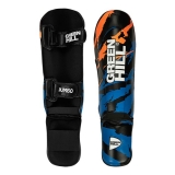 Защита голень-стопа JUMBO черно-синяя Green Hill SIJ-2166 M