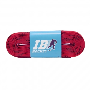 Шнурки для коньков IB Hockey с пропиткой, HLIB305RD, 305см
