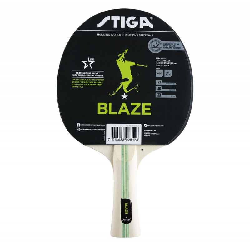 Ракетка для настольного тенниса STIGA Blaze WRB ACS ITTF 1211-6018-01