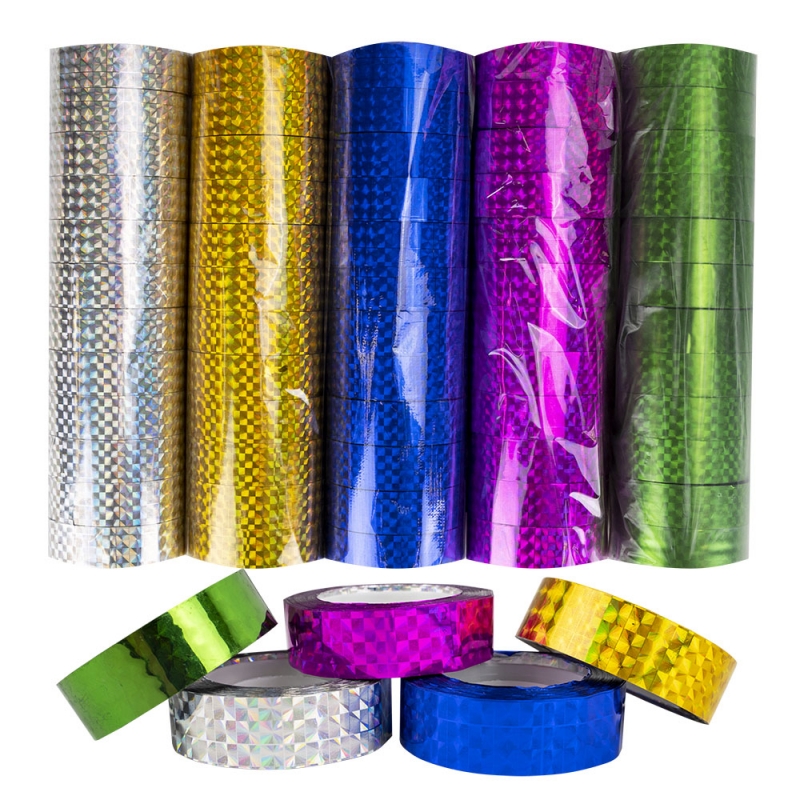 Обмотка для гимнастического обруча E135A-GOL, ширина 1.5см., длина 30м., золотистый