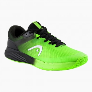 Кроссовки теннисные HEAD Sprint Evo 3.5 Clay 273394, размер 10.5 (российский размер 44), черно-зеленый