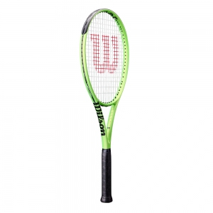 Ракетка б/т Wilson Blade Feel 105, арт.WR197710U2, для любителей, графит, со струнами, зеленый