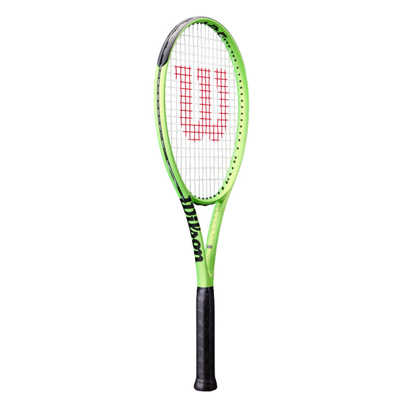 Ракетка б/т Wilson Blade Feel 105, арт.WR197710U2, для любителей, графит, со струнами, зеленый