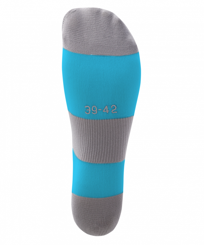 Гетры футбольные CAMP BASIC SOCKS, бирюзовый/серый, размер 28-31, Jögel УТ-00021433