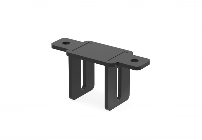 Универсальный потолочный кронштейн опорной стойки для кроссфита (сторона 80 мм) (Черный (RAL 9005 М)) STECTER 2556