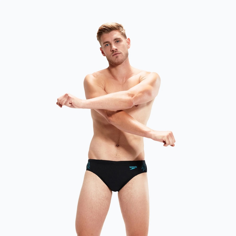Плавки SPEEDO Hyperboom, 8-00301715147-5147, размер 30 российский размер 46, полиэстер, ПБТ, черный
