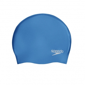 Шапочка для плавания SPEEDO Plain Molded Silicone Cap, 8-70984D437, голубой