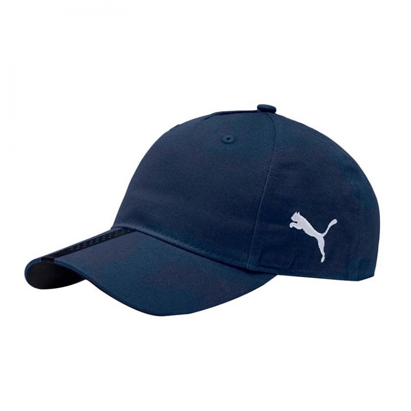 Бейсболка PUMA 02235605, 100% хлопок, темно-синий
