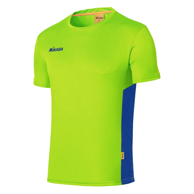 Футболка игровая MIKASA MT261-038-4XL, размер 4XL, салатовый