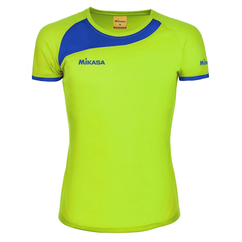 Футболка игровая женская MIKASA MT290-038-L, размер L, салатовый