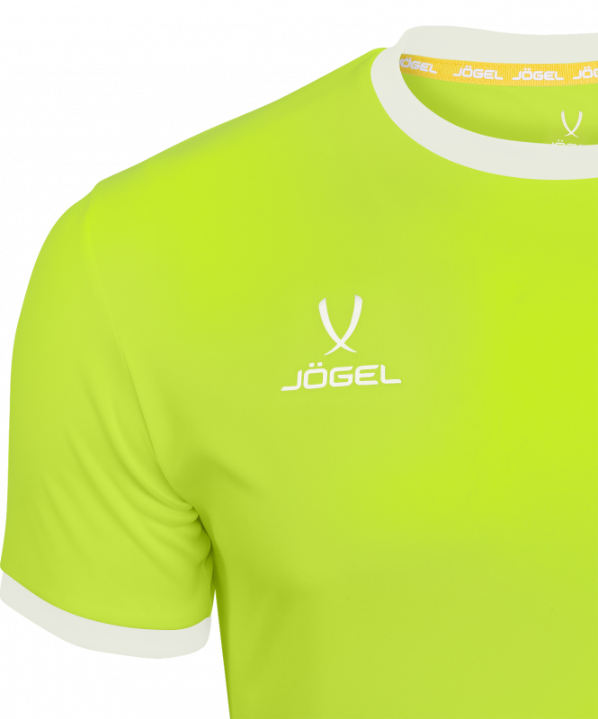 Футболка игровая CAMP Origin Jersey, желтый неон, детский, размер YL, Jögel ЦБ-00001823