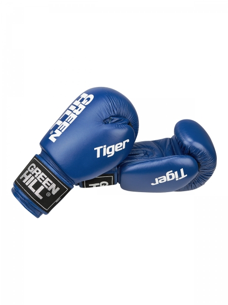Боксерские Перчатки TIGER синие Green Hill BGT-2010RU1 10oz