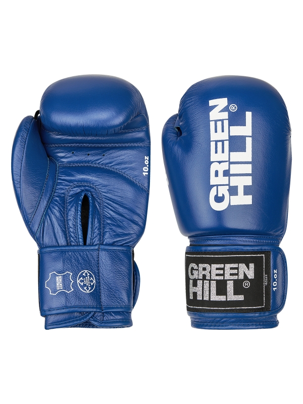Боксерские Перчатки TIGER синие Green Hill BGT-2010RU1 10oz