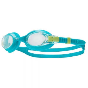Очки для плавания детские (3-10 лет) TYR Swimple, LGSW-792, прозрачные линзы