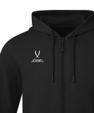 Флисовое худи на молнии ESSENTIAL Cotton Fleece FZ Hoodie, черный, размер S, JÖGEL ЦБ-00004811