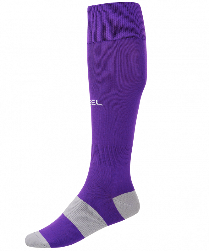 Гетры футбольные CAMP BASIC SOCKS, фиолетовый/серый/белый, размер 43-45, Jögel УТ-00021436