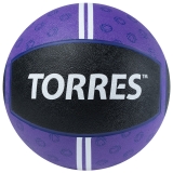 Медбол TORRES AL00237, 7кг, фиолетово-черный