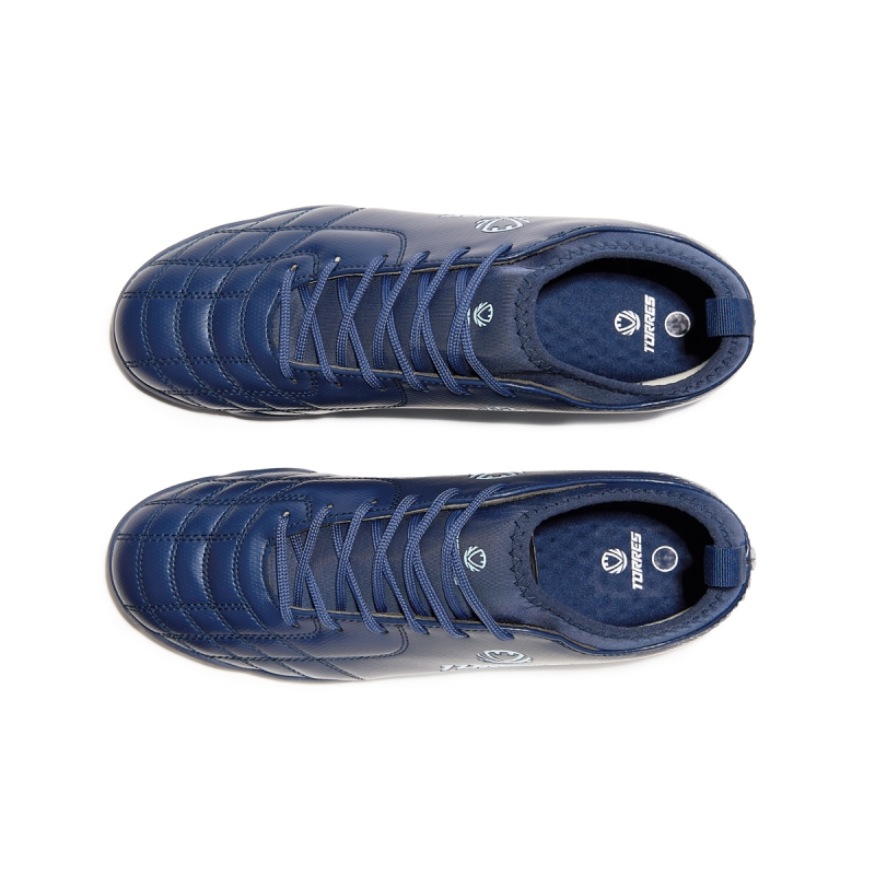 Бутсы футбольные (многошиповки) подростковые TORRES BOLA-J, TS2342310-372-35, размер 35, с носком, синий