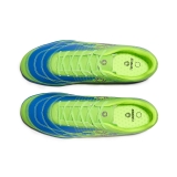Бутсы футбольные (многошиповки) подростковые TORRES COPA-J, TS234237-350-37, размер 37, сине-салатовый