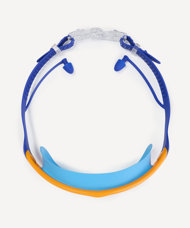 Очки-маска для плавания с берушами 25DEGREES Fusion Navy/Blue/Orange, детский ЦБ-00005247