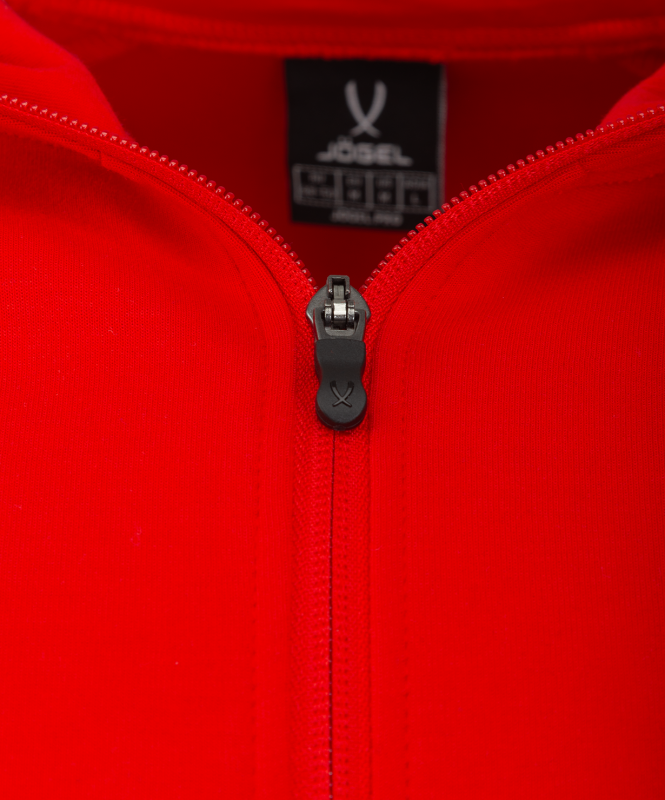 Худи на молнии ESSENTIAL Athlete Hooded FZ Jacket, красный, Jögel ЦБ-00003271