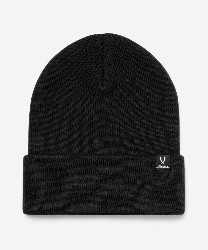 Шапка ESSENTIAL High Beanie, черный, размер One size, Jögel ЦБ-00003943