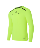 Футболка судейская с длинным рукавом DIVISION PerFormDRY Referee LS Tee, желтый неон, размер L, JÖGEL ЦБ-00004996