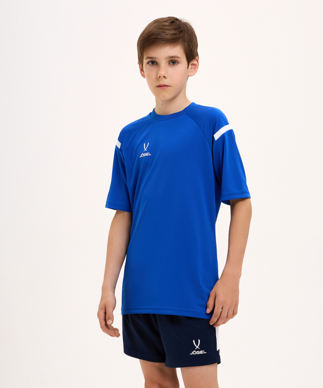 Футболка тренировочная CAMP 2 Training Poly Tee, синий, размер YL, Jögel ЦБ-00003420