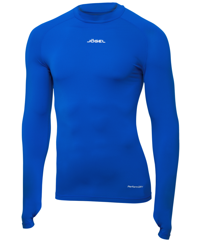 Футболка компрессионная с длинным рукавом Camp PerFormDRY Top LS, синий/белый, Jögel УТ-00016266